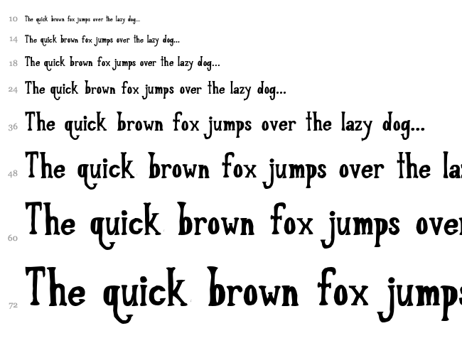 Love Til Killed font waterfall